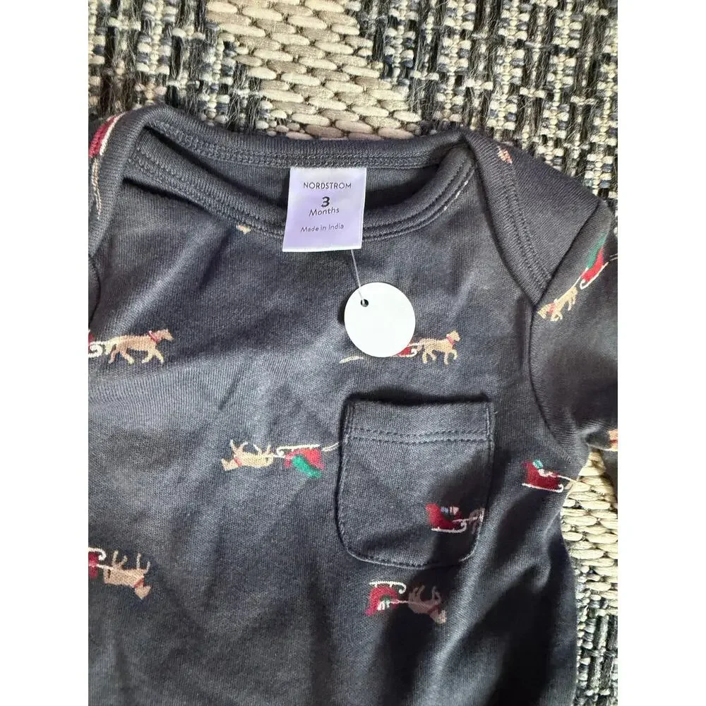 Nordstrom Holiday Cotton Baby Outfit Size 3 months